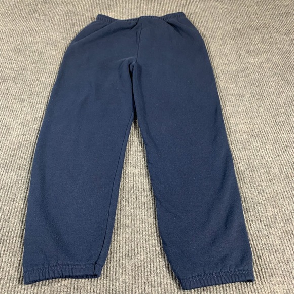 VTG Fruit of  The Loom Sweatpants Mens Large Blue Pull On Retro Stretch Straight - Picture 1 of 10